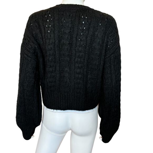 New ~ ASOS , TOPSHOP ~ Knitted Textured Cable Sweater Size 0-2 - Picture 4 of 7